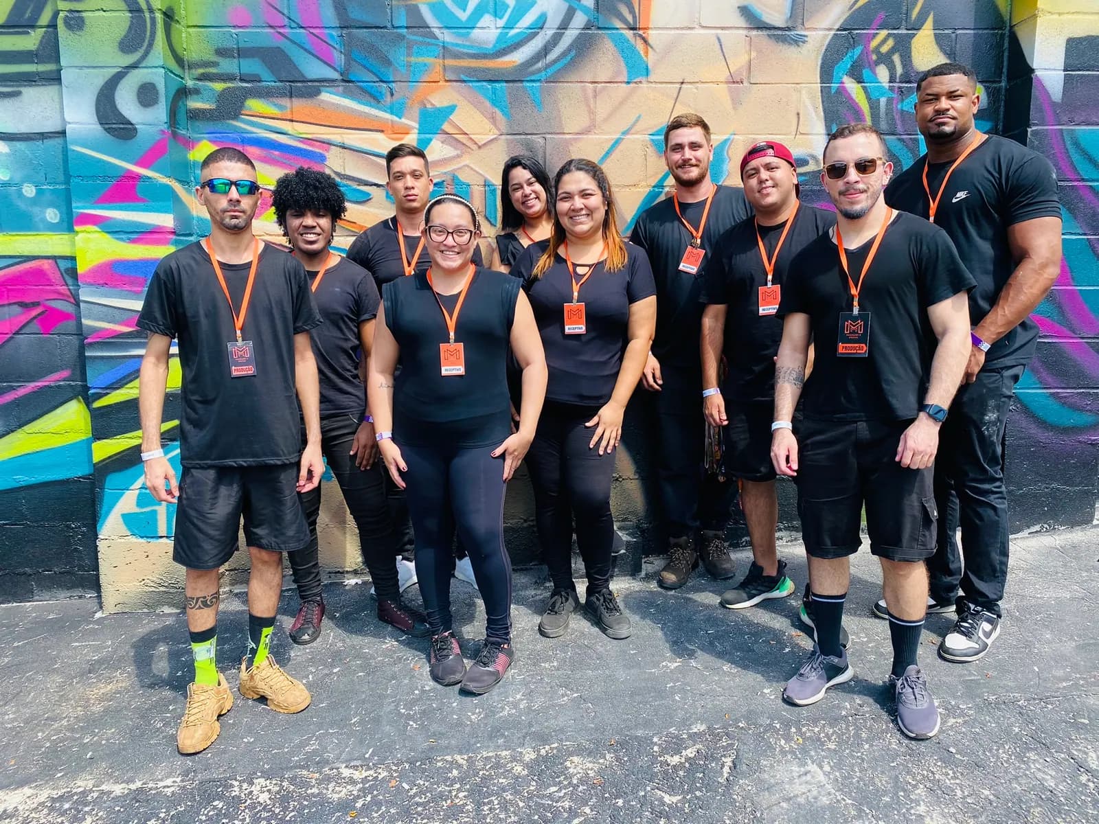 Equipe da Main Produções reunida