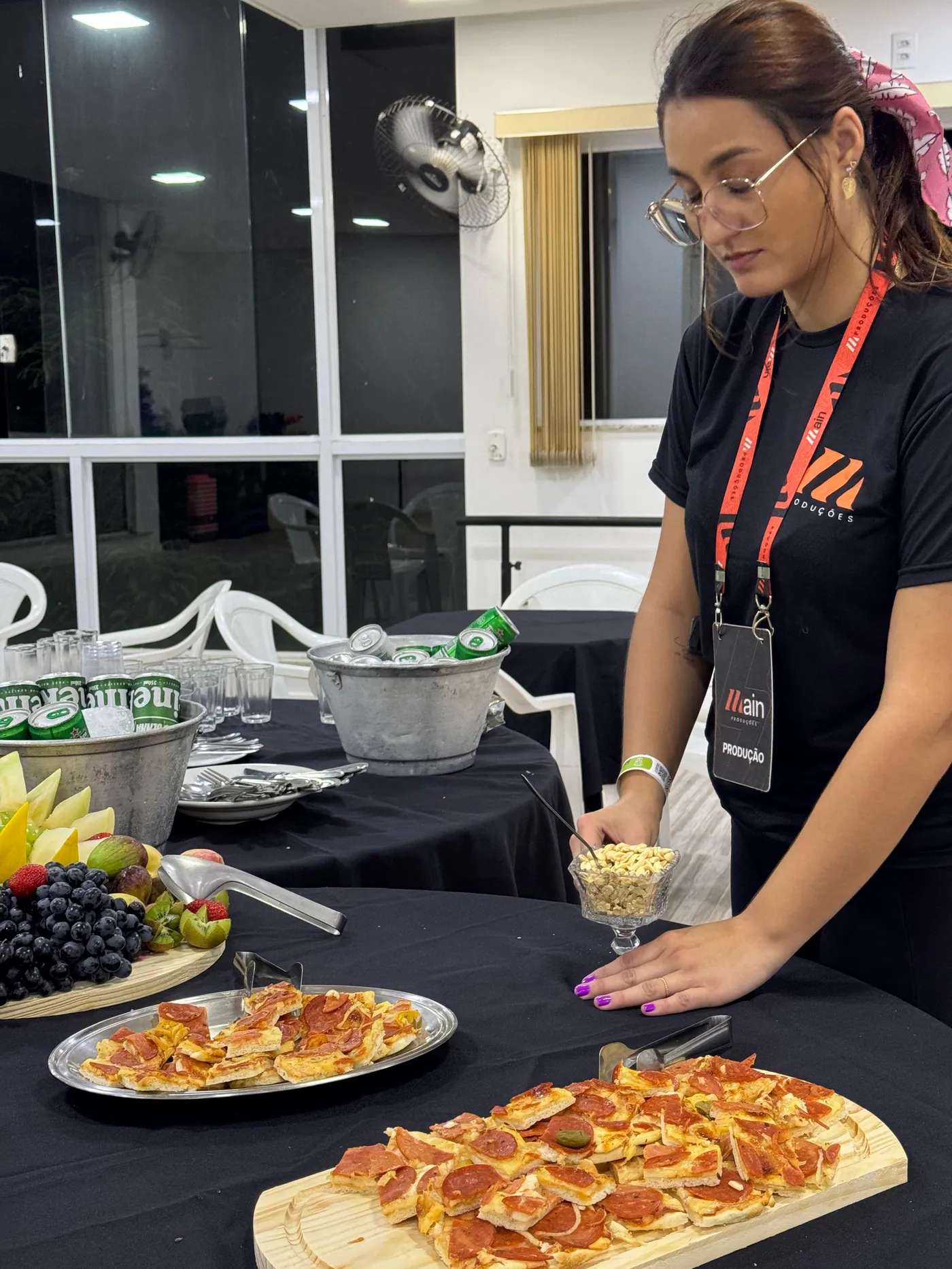 Hospitalidade — Cuidado com equipe e convidados